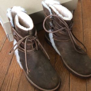 Ugg Luisa Women’s Chocolate Brown Leather Boots